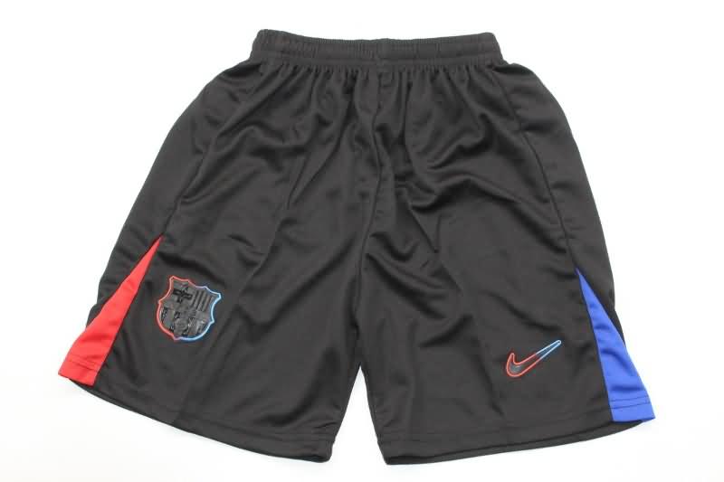 24/25 Barcelona Away Kids Soccer Jersey And Shorts Sponsor