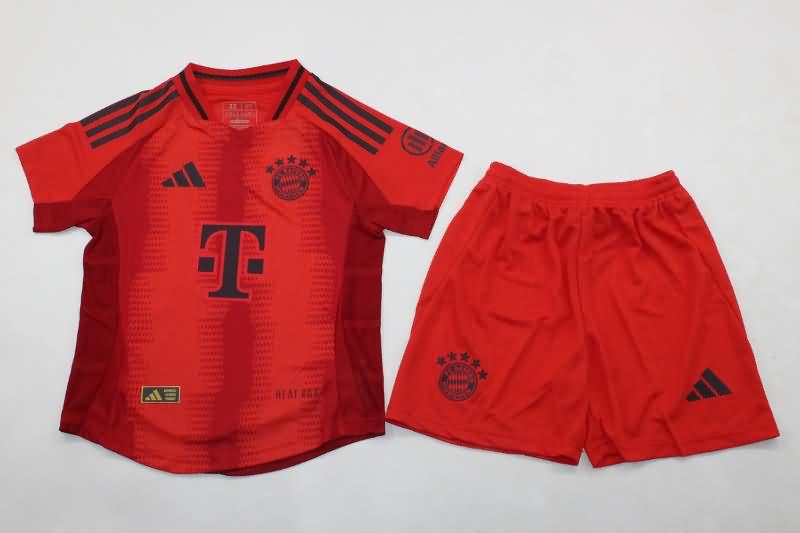 24/25 Bayern Munich Home Kids Soccer Jersey And Shorts (Player)