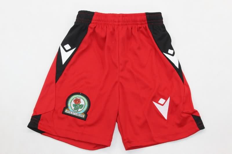 24/25 Blackburn Away Kids Soccer Jersey And Shorts