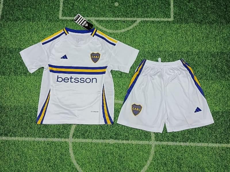 24/25 Boca Juniors Away Kids Soccer Jersey And Shorts