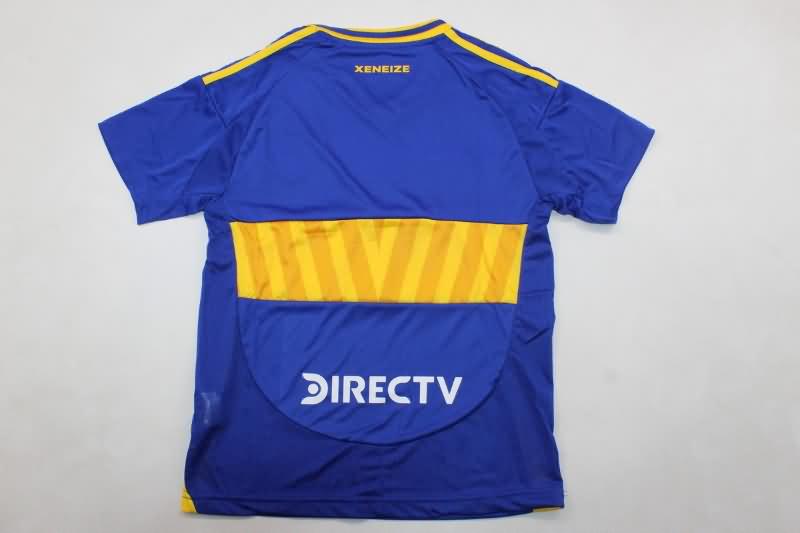 24/25 Boca Juniors Home Kids Soccer Jersey And Shorts