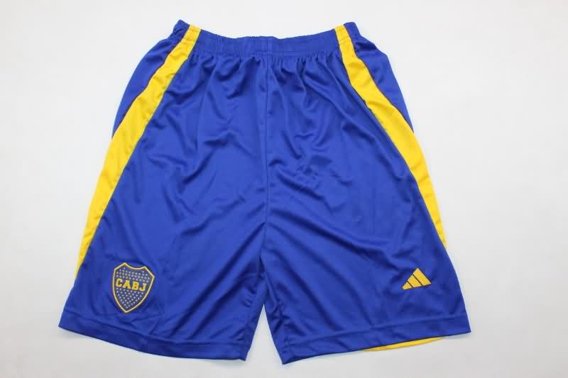 24/25 Boca Juniors Home Kids Soccer Jersey And Shorts