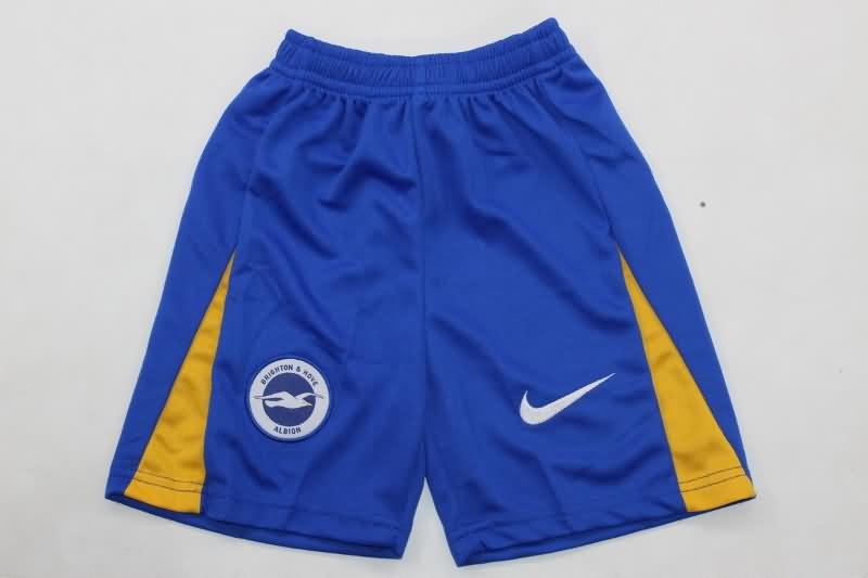 24/25 Brighton Home Kids Soccer Jersey And Shorts