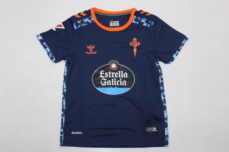 24/25 Celta Away Kids Soccer Jersey And Shorts