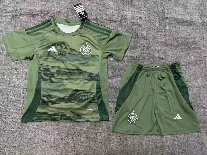 24/25 Celtic Third Kids Soccer Jersey And Shorts