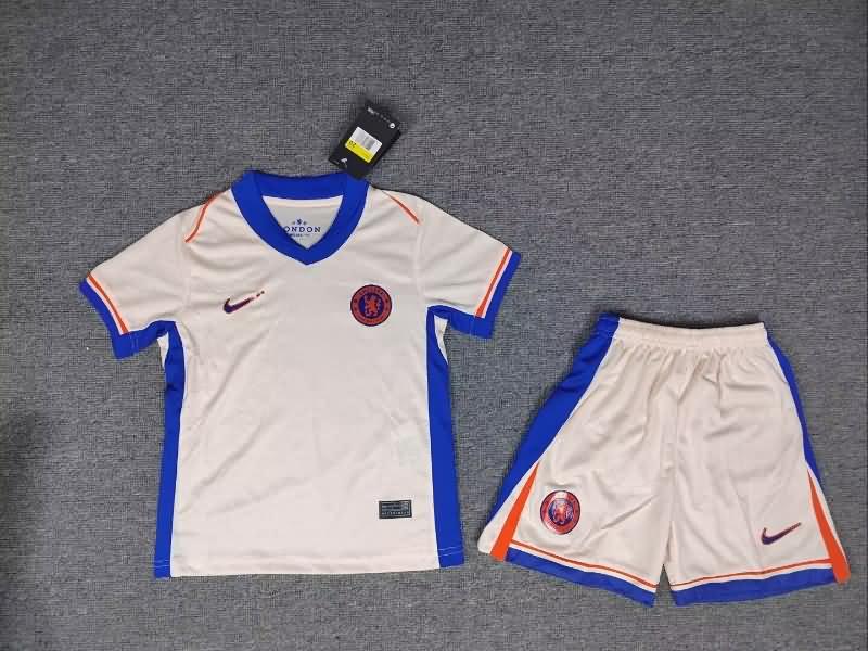 24/25 Chelsea Away Kids Soccer Jersey And Shorts