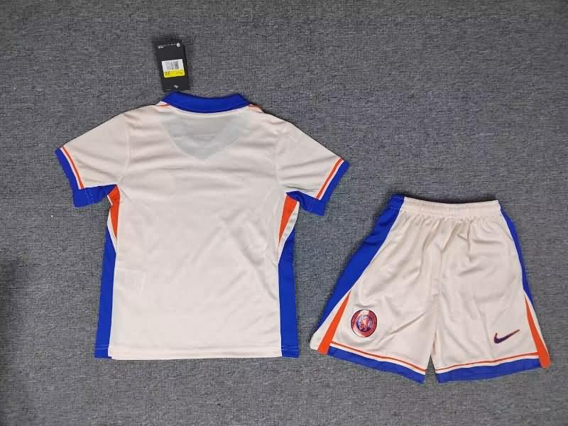 24/25 Chelsea Away Kids Soccer Jersey And Shorts