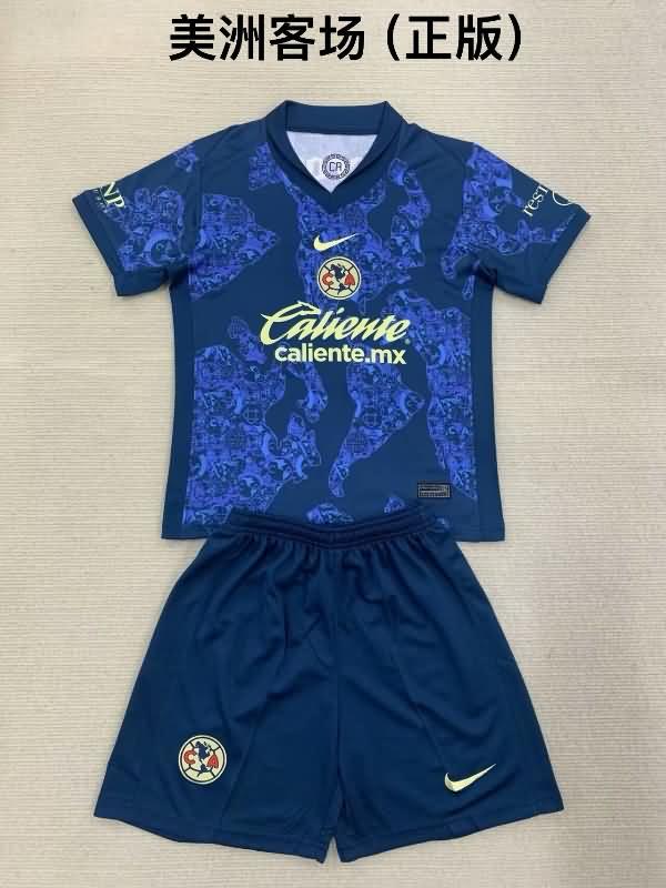 24/25 Club America Away Kids Soccer Jersey And Shorts