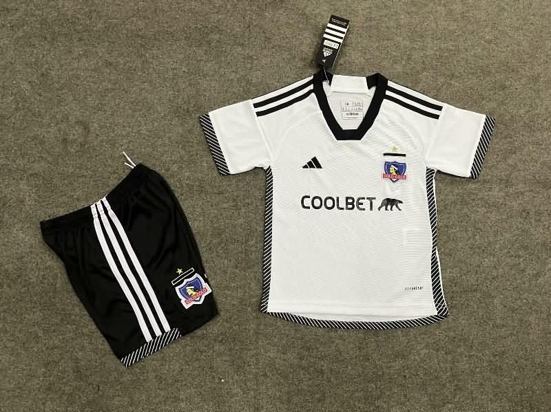 2024 Colo Colo Home Kids Soccer Jersey And Shorts