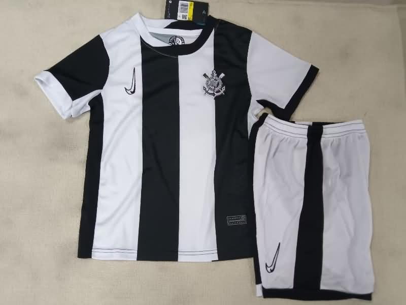 2024 Corinthians Third Kids Soccer Jersey And Shorts