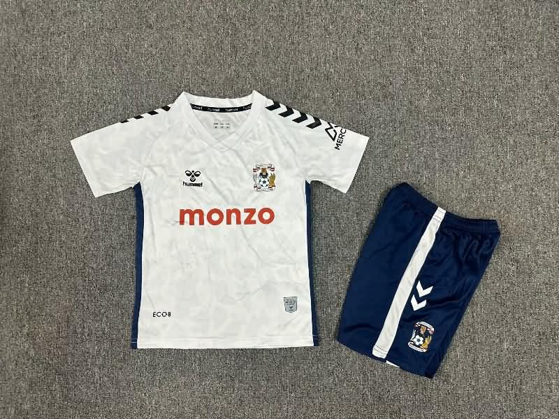 24/25 Coventry City Away Kids Soccer Jersey And Shorts