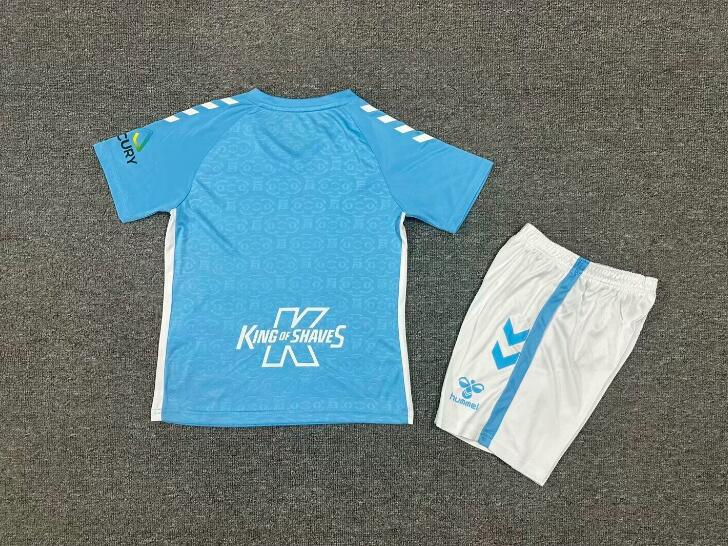 24/25 Coventry City Home Kids Soccer Jersey And Shorts