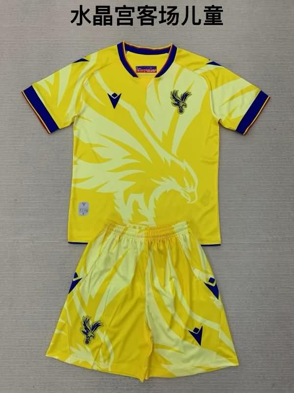 24/25 Crystal Palace Away Kids Soccer Jersey And Shorts