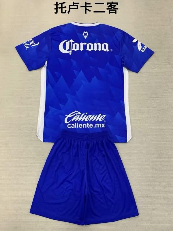 24/25 Deportivo Toluca Third Kids Soccer Jersey And Shorts