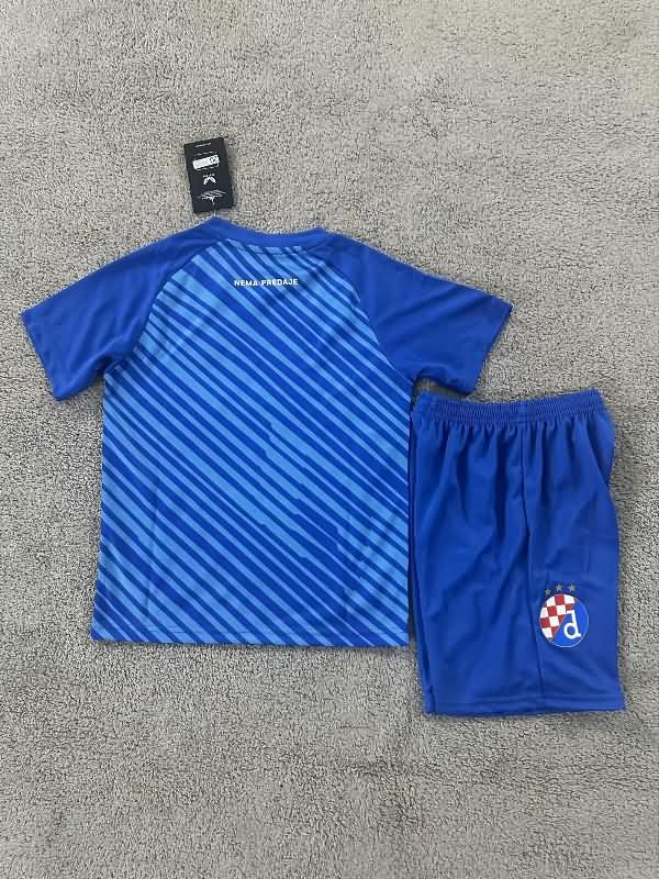 24/25 Dinamo Zagreb Home Kids Soccer Jersey And Shorts