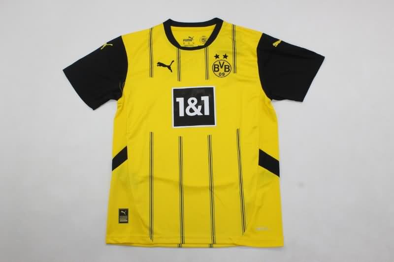 24/25 Dortmund Home Kids Soccer Jersey And Shorts