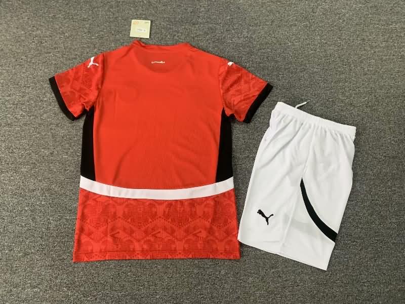 2025 Egypt Home Kids Soccer Jersey And Shorts