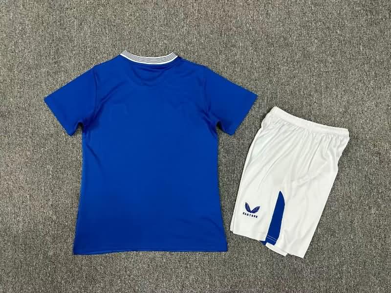 24/25 Everton Home Kids Soccer Jersey And Shorts