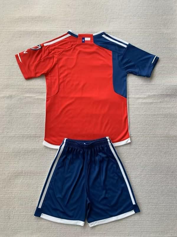 2024 FC Dallas Home Kids Soccer Jersey And Shorts