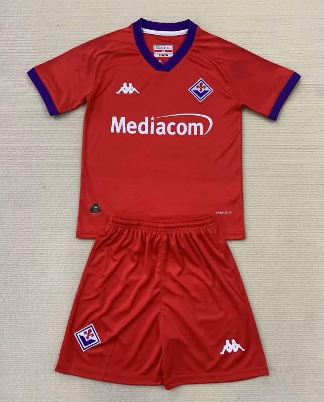 24/25 Fiorentina Third Kids Soccer Jersey And Shorts