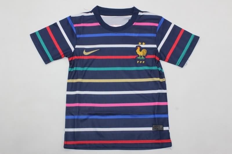 2024 France Training Kids Soccer Jersey And Shorts