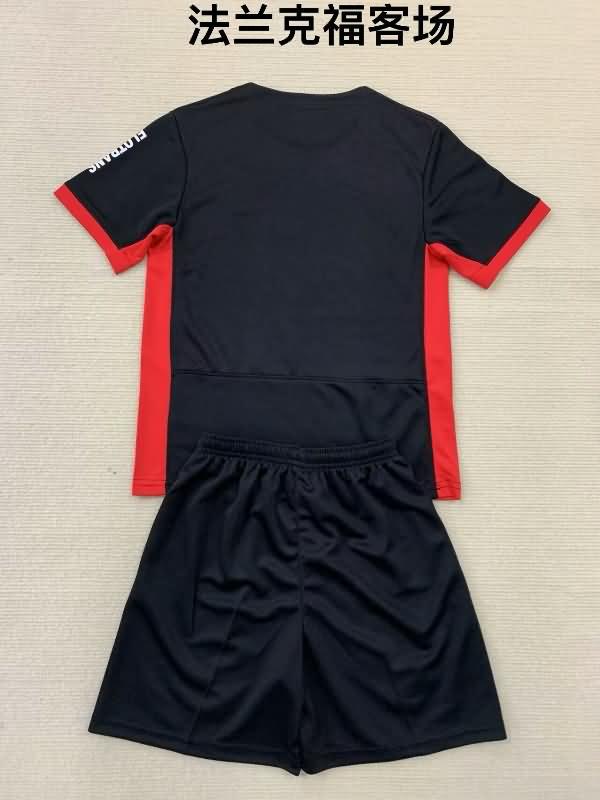 24/25 Frankfurt Away Kids Soccer Jersey And Shorts