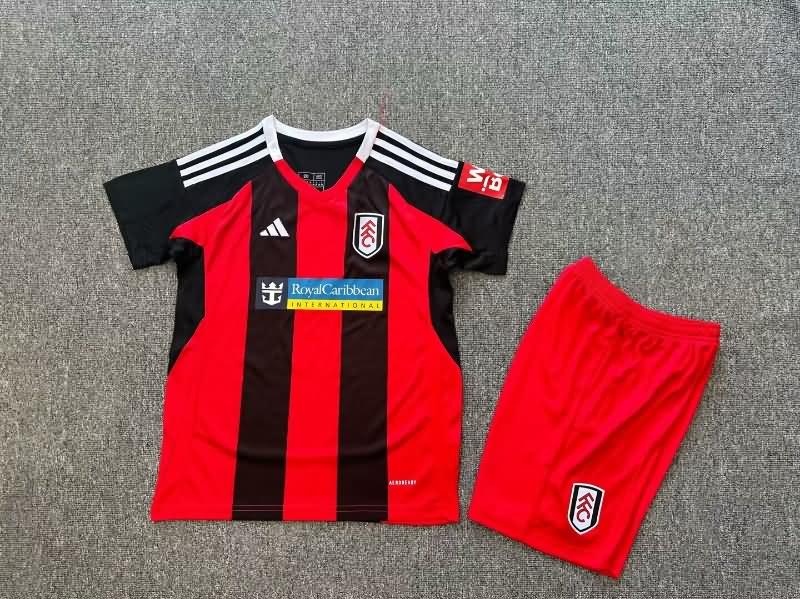 24/25 Fulham Away Kids Soccer Jersey And Shorts