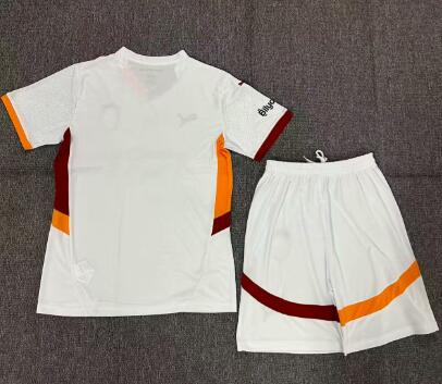 24/25 Galatasaray Away Kids Soccer Jersey And Shorts