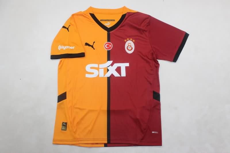 24/25 Galatasaray Home Kids Soccer Jersey And Shorts