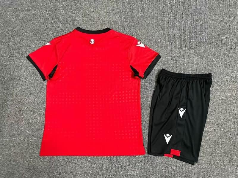 2024 Georgia Away Kids Soccer Jersey And Shorts