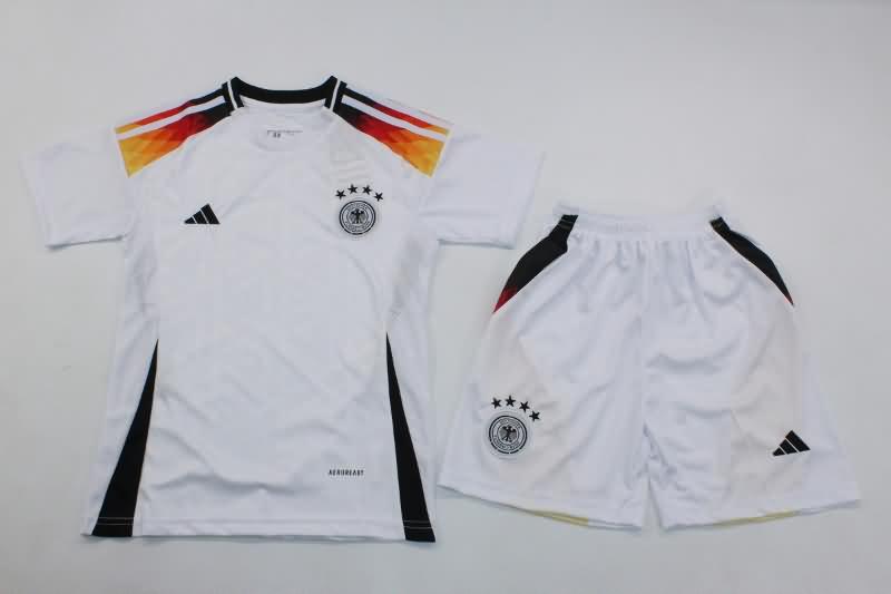 2024 Germany Home Kids Soccer Jersey And Shorts