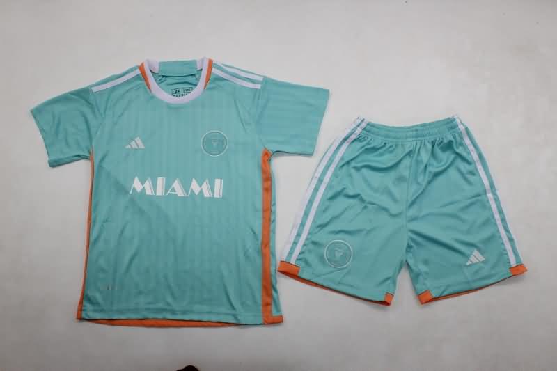 2024 Inter Miami Third Kids Soccer Jersey And Shorts