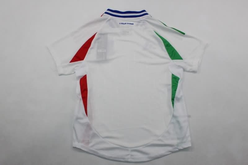 2024 Italy Away Kids Soccer Jersey And Shorts (Player)