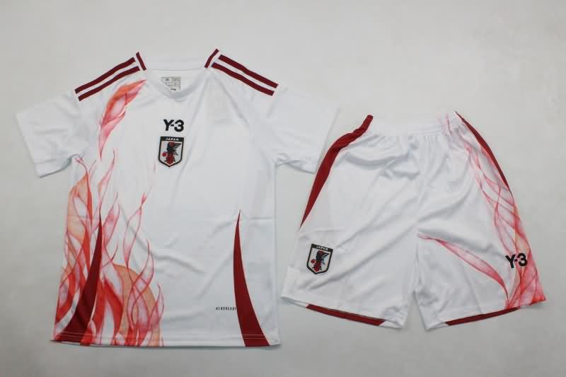 2024 Japan Away Kids Soccer Jersey And Shorts