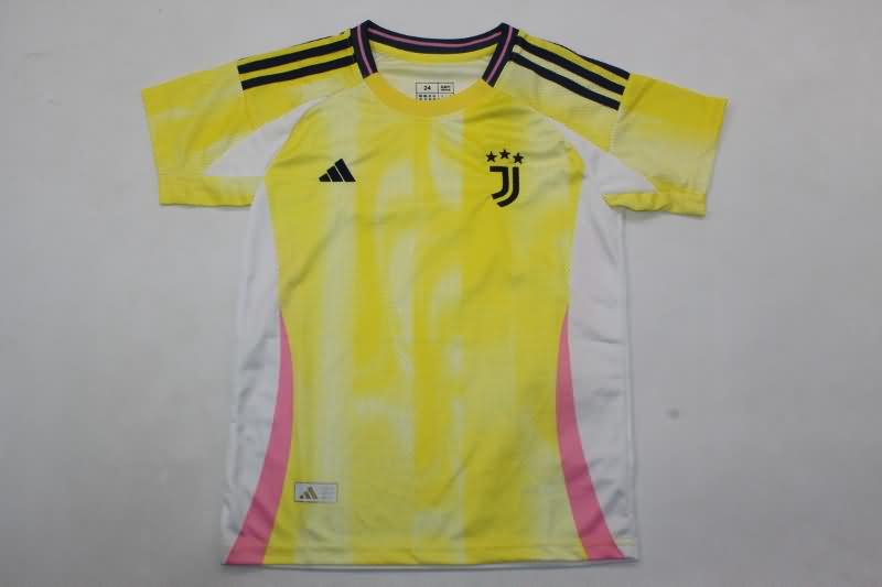 24/25 Juventus Away Kids Soccer Jersey And Shorts