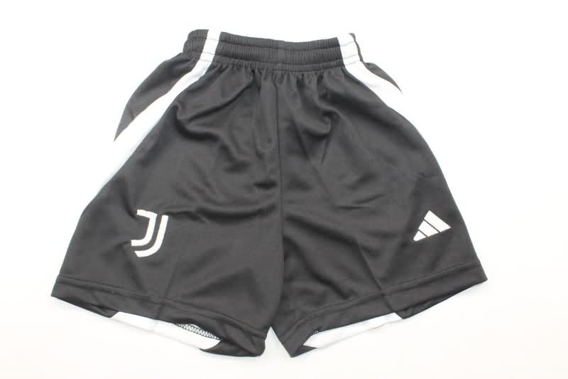 24/25 Juventus Home Kids Soccer Jersey And Shorts Leaked