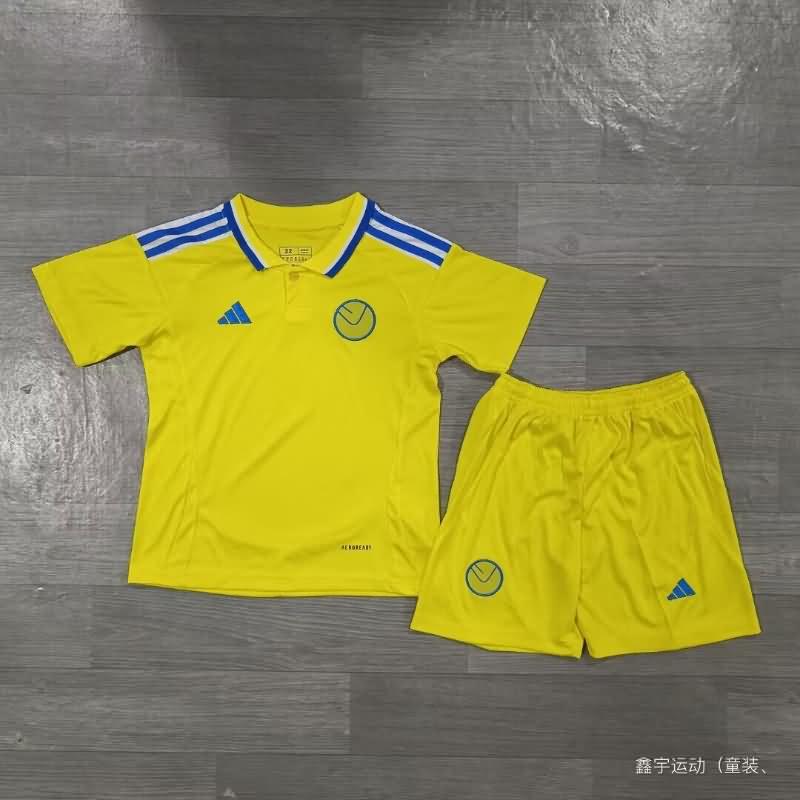 24/25 Leeds United Away Kids Soccer Jersey And Shorts