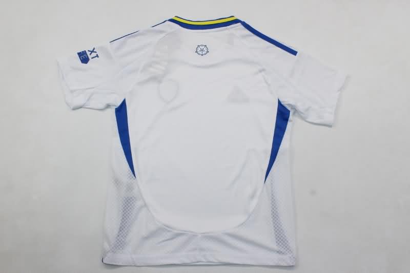 24/25 Leeds United Home Kids Soccer Jersey And Shorts