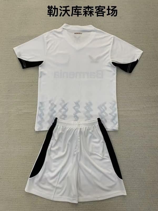 24/25 Leverkusen Away Kids Soccer Jersey And Shorts