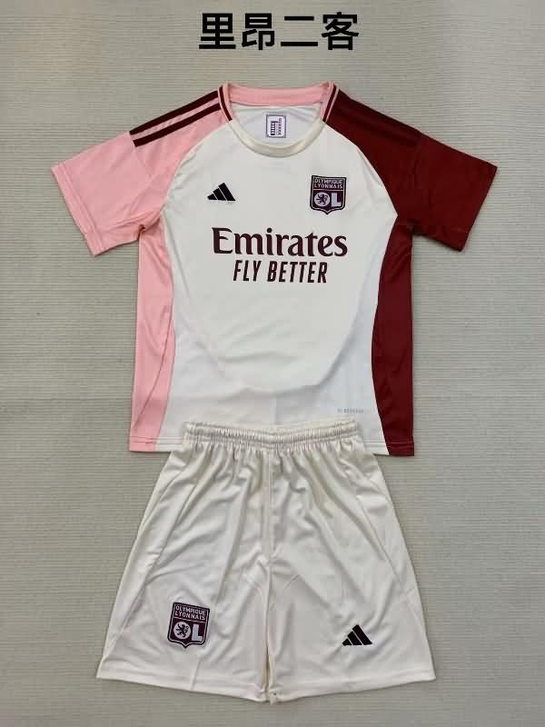 24/25 Lyon Third Kids Soccer Jersey And Shorts