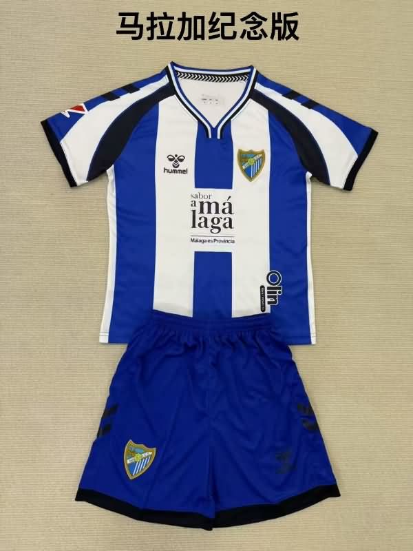 25th Malaga Anniversary Kids Soccer Jersey And Shorts 25th Malaga Anniversary Kids Soccer Jersey And Shorts