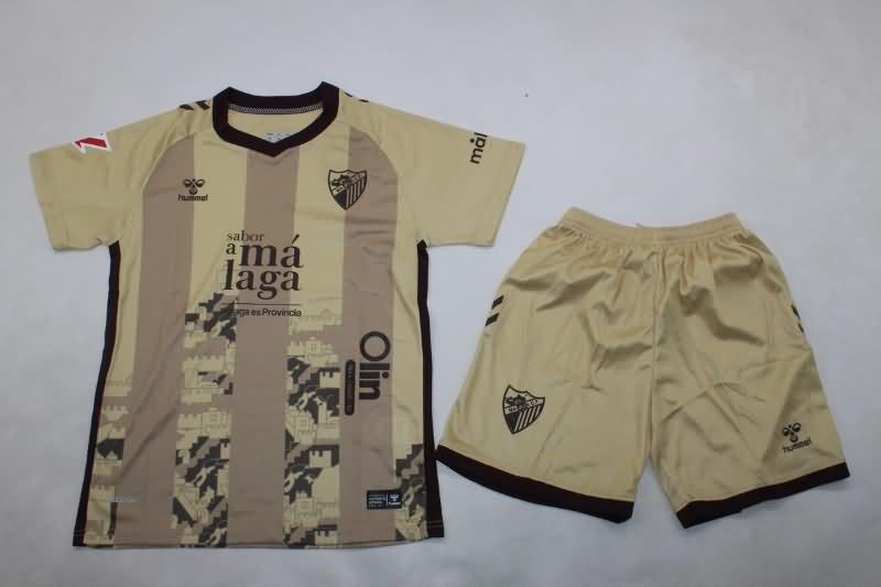 24/25 Malaga Third Kids Soccer Jersey And Shorts