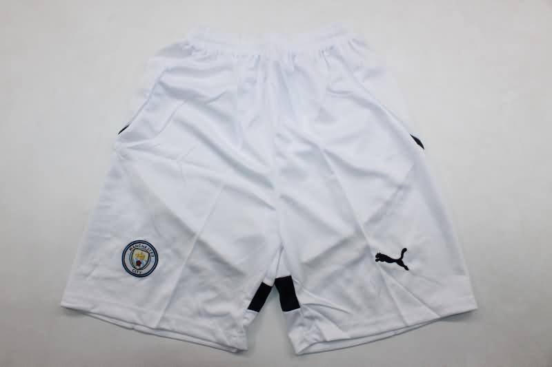 24/25 Manchester City Home Long Sleeve Kids Soccer Jersey And Shorts