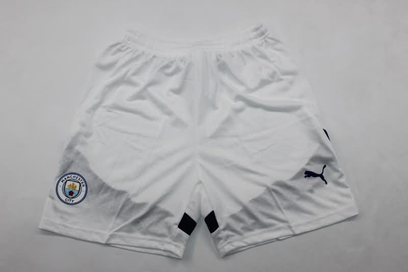 24/25 Manchester City Home Kids Soccer Jersey And Shorts (Player)