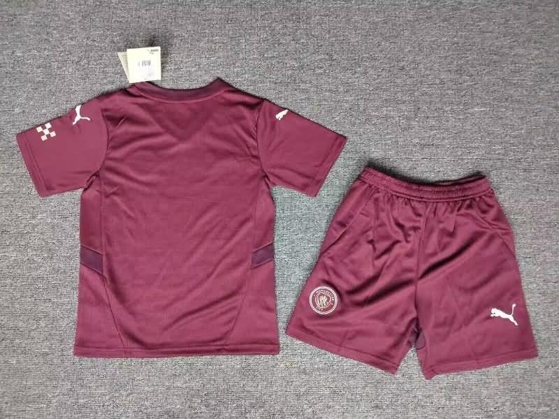 24/25 Manchester City Third Kids Soccer Jersey And Shorts