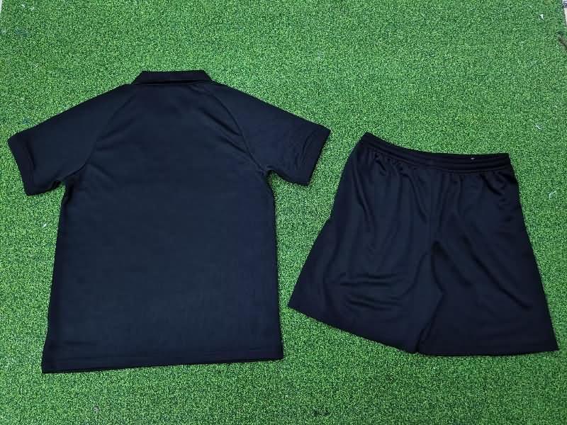 24/25 Marseilles Black Kids Soccer Jersey And Shorts (Player)