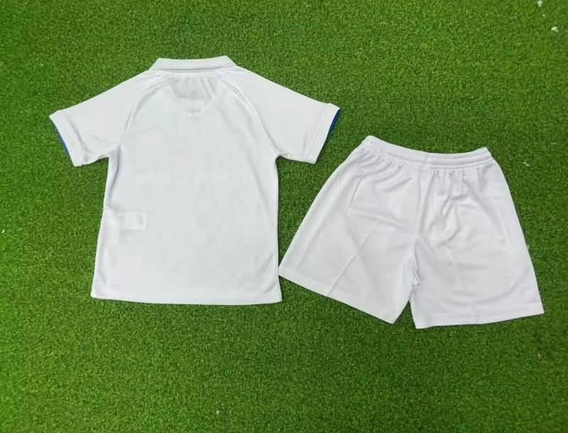 24/25 Marseilles White Kids Soccer Jersey And Shorts (Player)