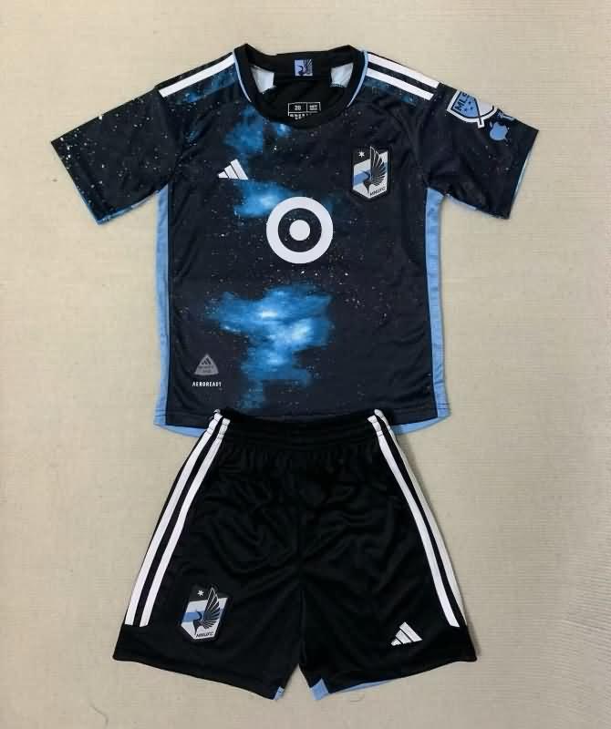 2024 Minnesota United Home Kids Soccer Jersey And Shorts