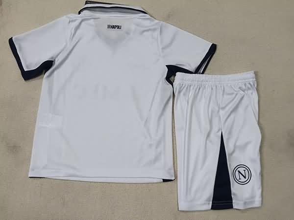 24/25 Napoli Away Kids Soccer Jersey And Shorts