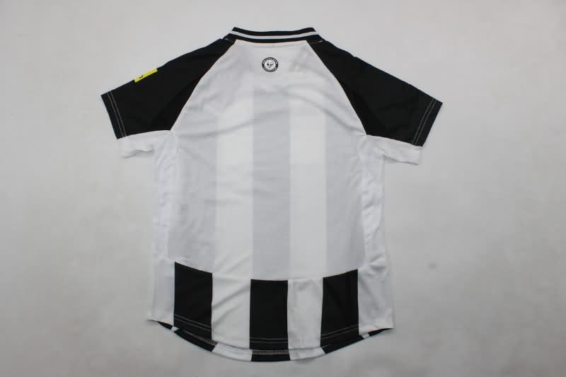 24/25 Newcastle United Home Kids Soccer Jersey And Shorts (Player)